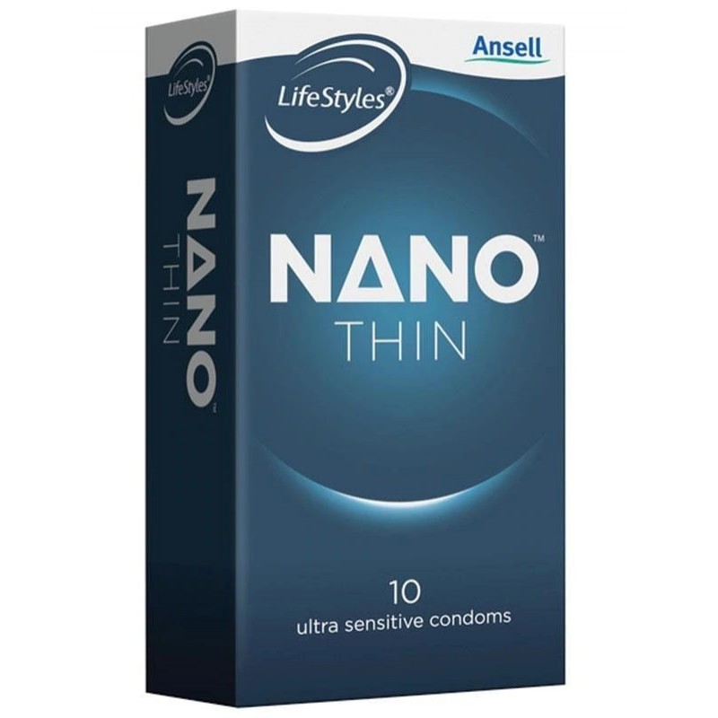 Ansell Lifestyles Nano Thin Condoms 10 Pack